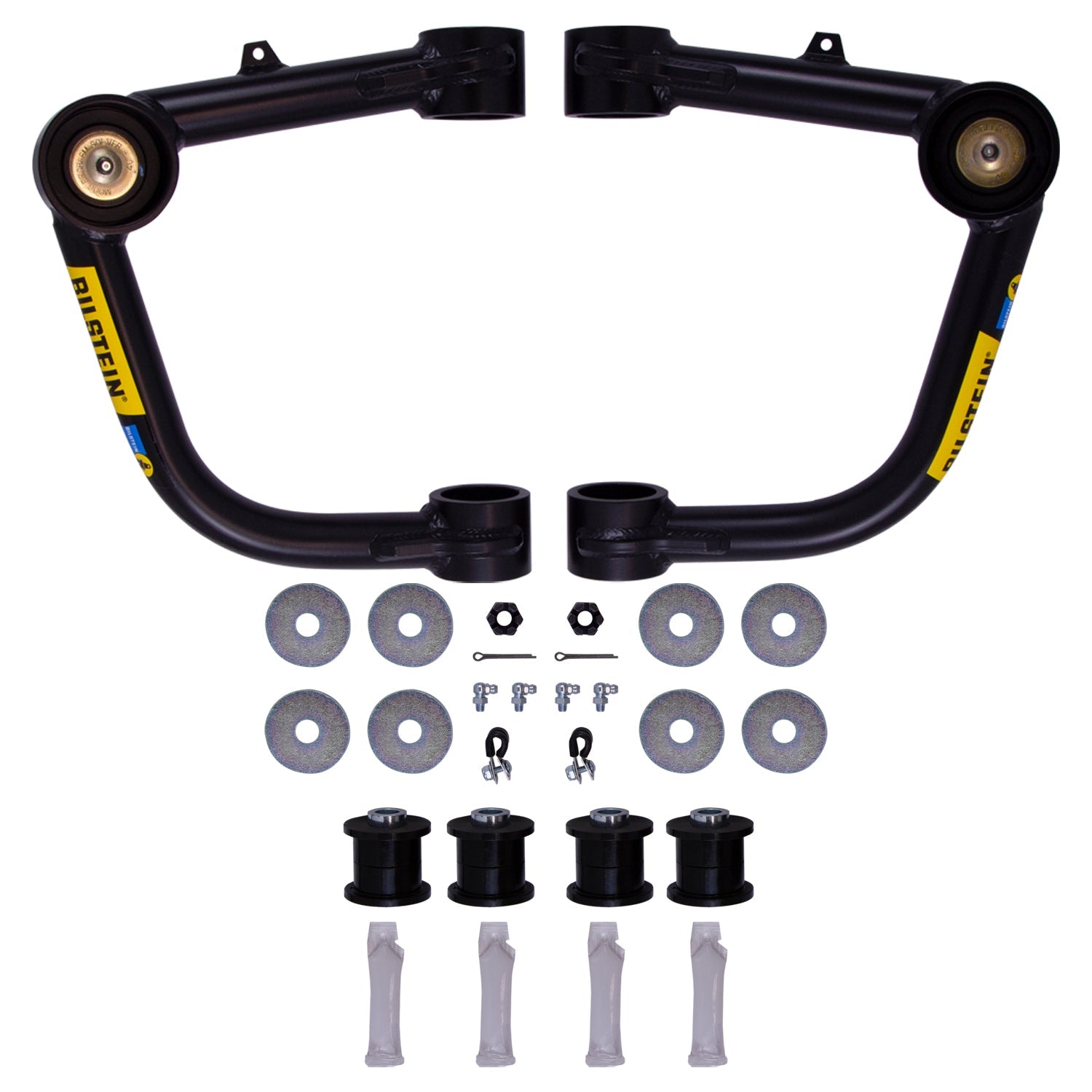 Arm Inner Pivot Type: Greasable Black Urethane Bushings