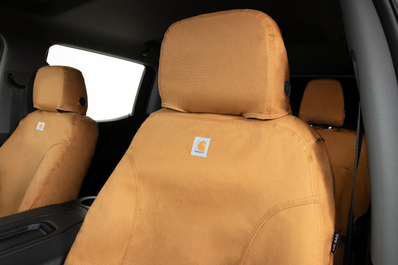 Covercraft 11 Jeep Wrangler Carhartt SeatSaver Custom Front Row Seat Covers - Brown