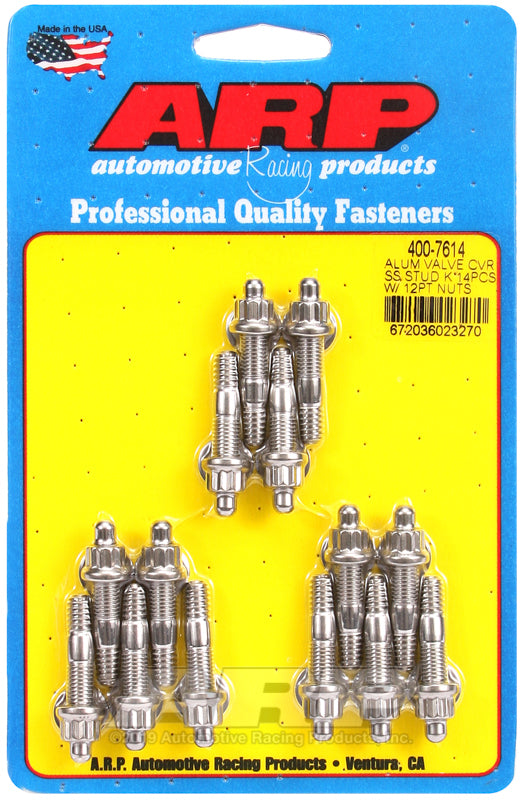 S/S Valve Cover Stud Kit 12pt. (14)