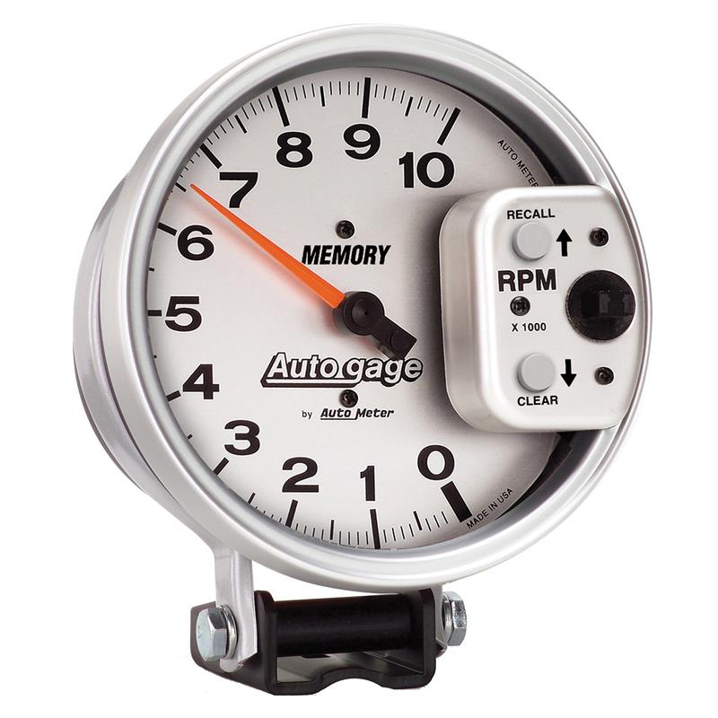 5in Auto Gage Monster Tach Silver