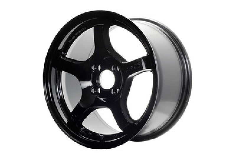 Gram Lights 57CR 18x8.5 +45 5x100 Glossy Black Wheel