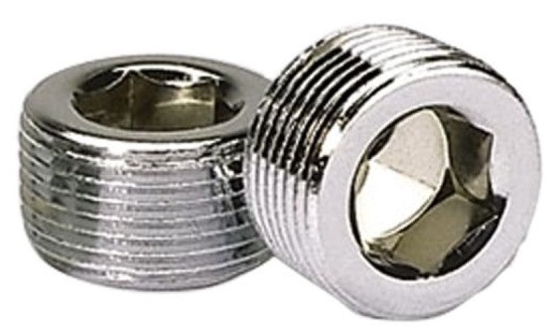 3/4in. NPT Chrome Pipe Plug 2 Per Package