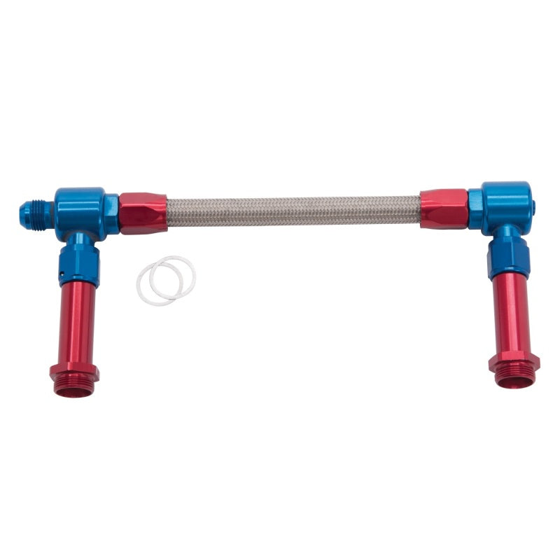#8 Dual Inlet Fuel Line Kit - Holley Carb.