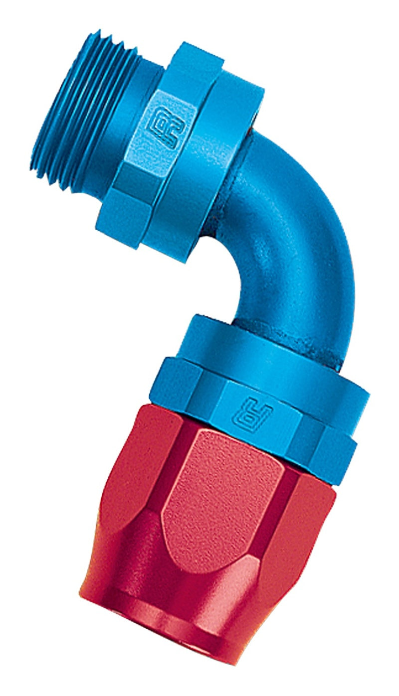 10an Male ORB to #12 Hose End 90-Degree