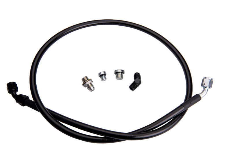 Fleece Performance Duramax Remote Turbo Oil Feed Line Kit for 01-16 Duramax/w 1/4 NPT Oil Inlet