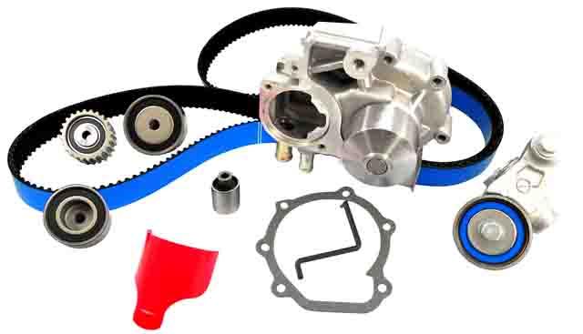 Gates Subaru 06-07 WRX & 04-10 STi & 05-09 LGT Perf Racing Timing Belt Component Kit w/ Water Pump