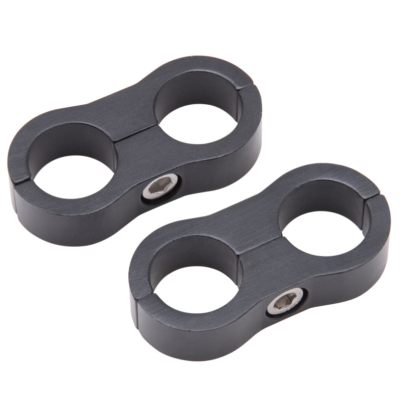 8AN Alum Hose Separator Black