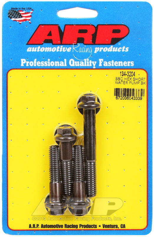 SBC 6pt Short W/P Bolt Kit