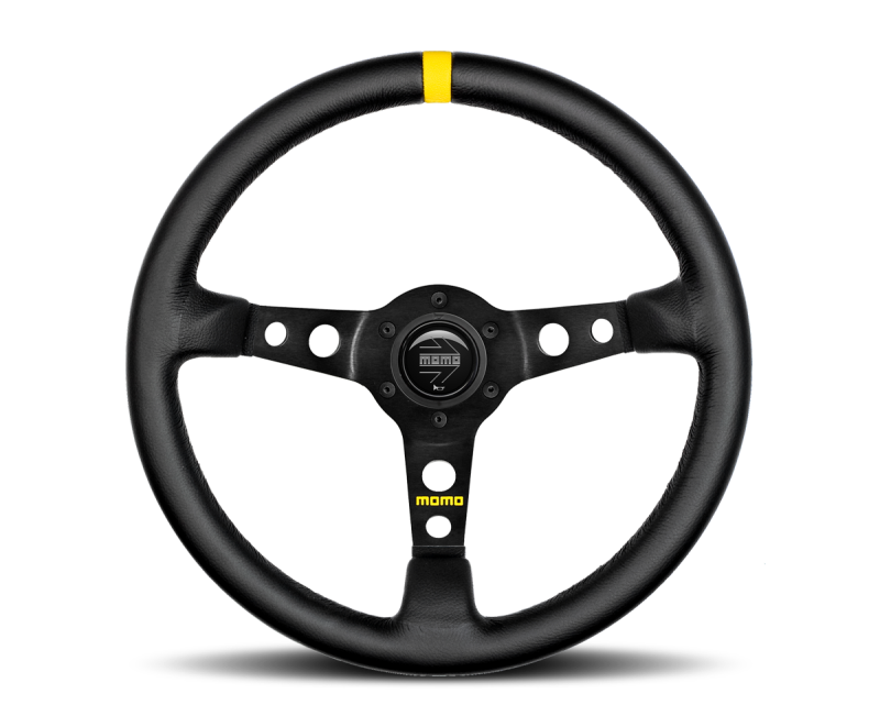 MOD 07 Steering Wheel Black Leather