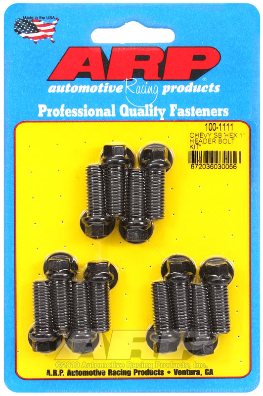 Header Bolt Kit - 6pt. 3/8 x 1.00 UHL (12)