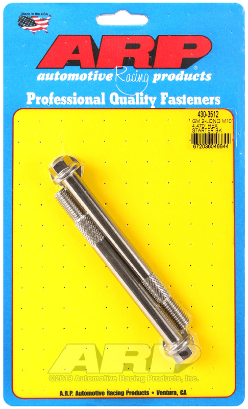 S/S Starter 6pt Bolt Kit 10mm x 4.470 UHL