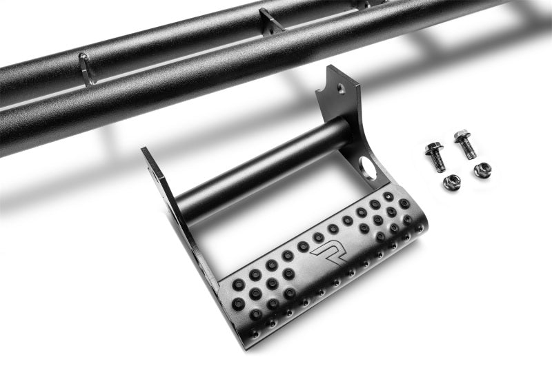 N-Fab RKR Rails 16-17 Toyota Tacoma Double Cab - Tex. Black - 1.75in