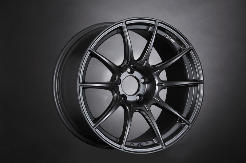 SSR GTX01 18x9.5 5x114.3 40mm Offset Flat Black Wheel