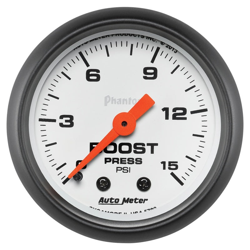 2-1/16 Phantom Boost Gauge 0-15psi