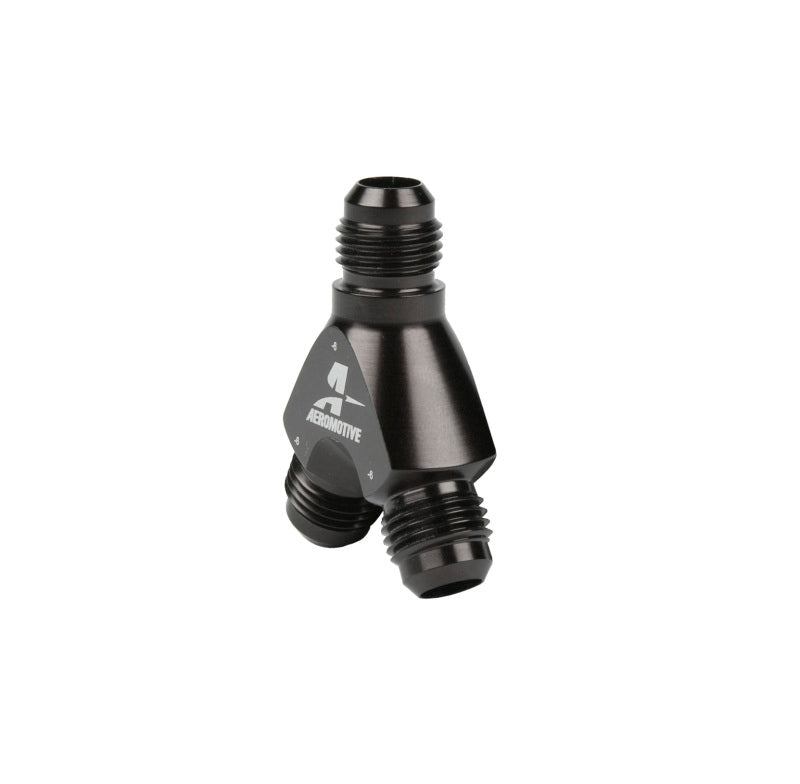 Y-Block Fitting - 6an to 2 x -6an