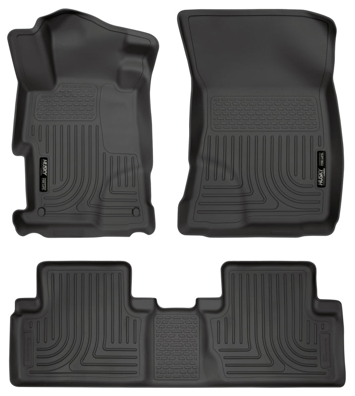 12-13 Honda Civic Front/ 2nd Floor Liners Black