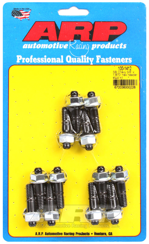 Header Stud Kit - 6pt. 3/8 x 1.670 OAL (12)