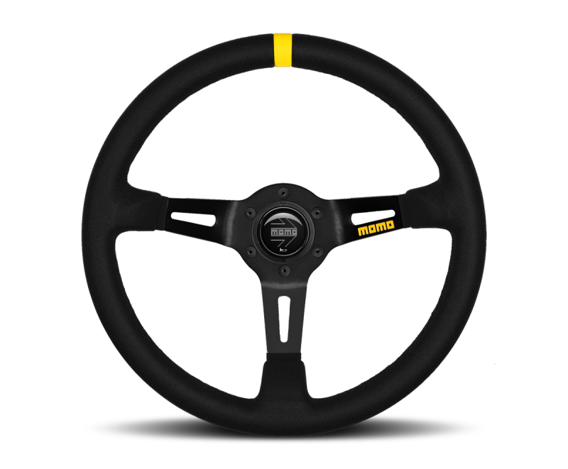 MOD 08 Steering Wheel Black Suede