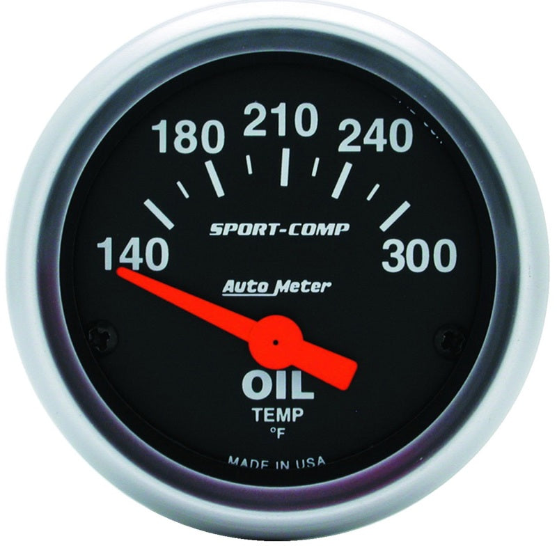 2-1/16in S/C Oil Temp. Gauge 140-300