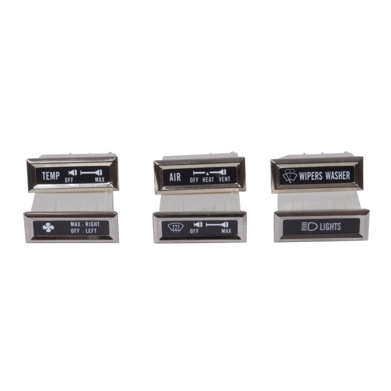 Dash Indicator Light Kit ; 76-86 Jeep CJ7/CJ8 - O