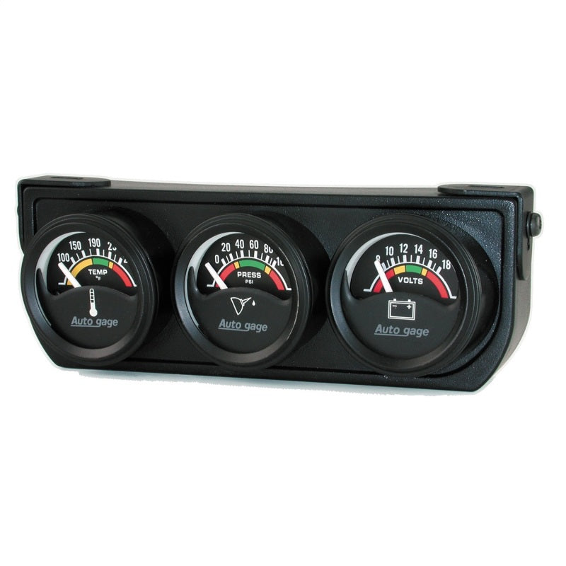 1-1/2in Blk Elec Gauge Panel