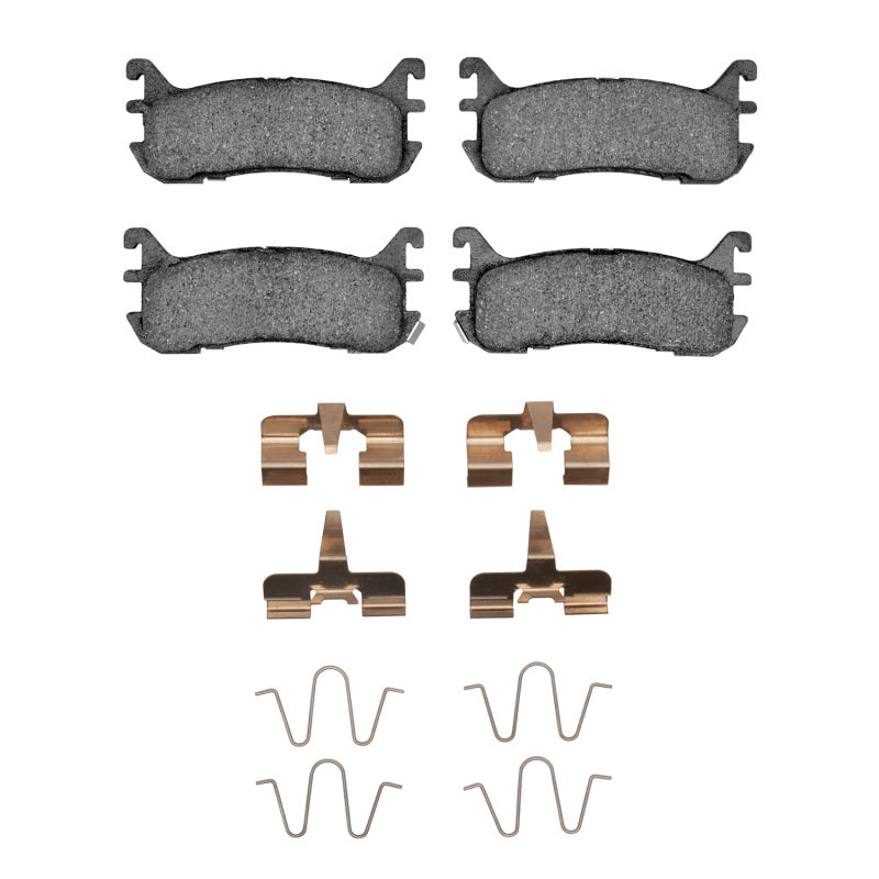 DFC 94-03 Ford Escort Rear 5000 Advanced Ceramic Brake Pads and Hardware Kit