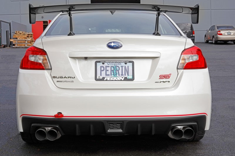 PERRIN 15-21 Subaru WRX/STI Tow Hook Kit (Rear) - Red
