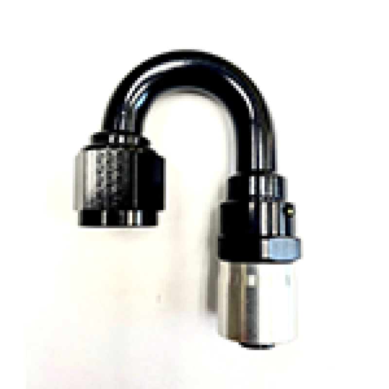 #10 180-Deg Crimp Hose Fitting