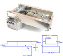 Load image into Gallery viewer, Canton 15-286A Oil Pan Dart LS Next Front Sump Road Race Pan