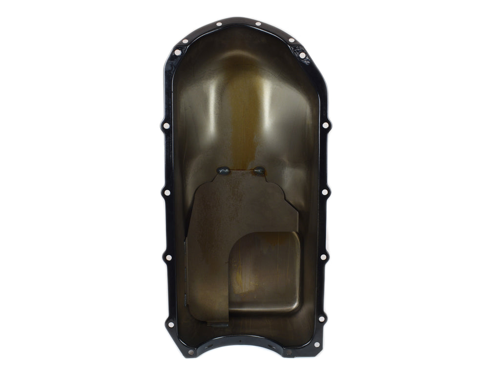 Canton 15-389BLK Oil Pan For Pontiac Stock Replacement Unplated