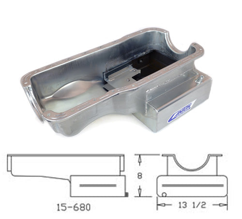 Canton 15-680 Oil Pan For Ford 351W Front Sump Road Race Pan