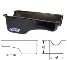 Load image into Gallery viewer, Canton 15-745BLK Oil Pan Big Block Ford Stock Replacement Front Sump