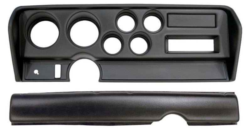 Direct Fit Gauge Panel Pontiac GTO 70-72 Black