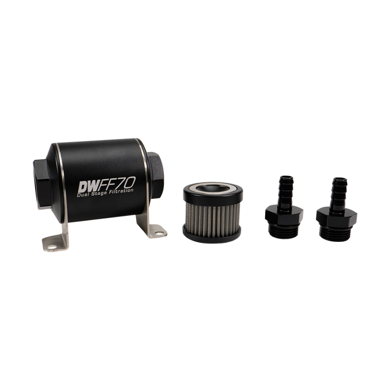 In-line Fuel Filter Kit 3/8 Hose Barb 10-Micron