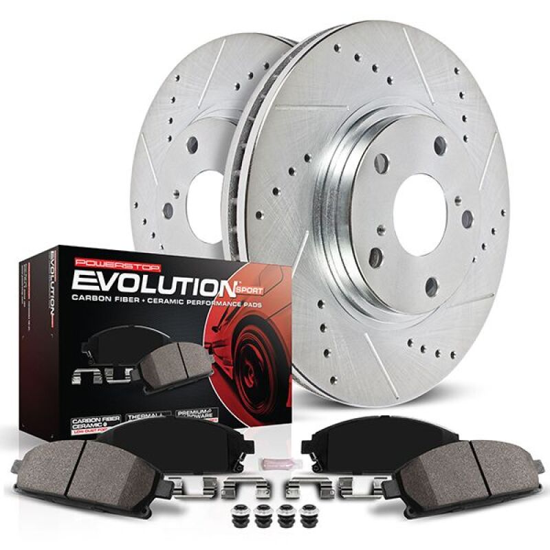 Power Stop 22-24 Toyota Tundra Front Z23 Evolution Brake Kit