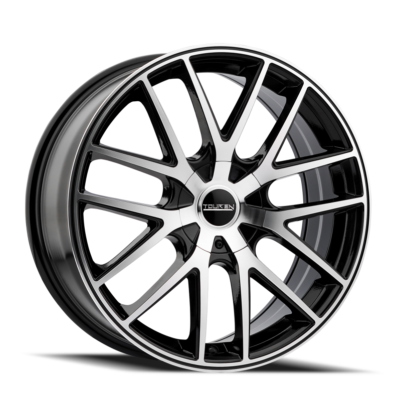 Touren 3260 TR60 16x7 / 5x100/114.3 BP / 42mm Offset / 72.62mm Hub Gloss Black Machined Wheel