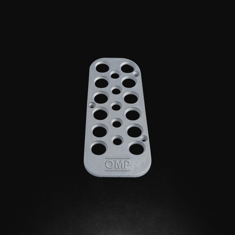 Driver Left Footrest Sandblasted ALuminium