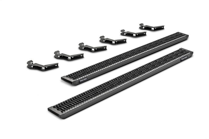 N-Fab Growler Fleet 05-19 Toyota Tacoma Crew Cab - Cab Length - Tex. Black