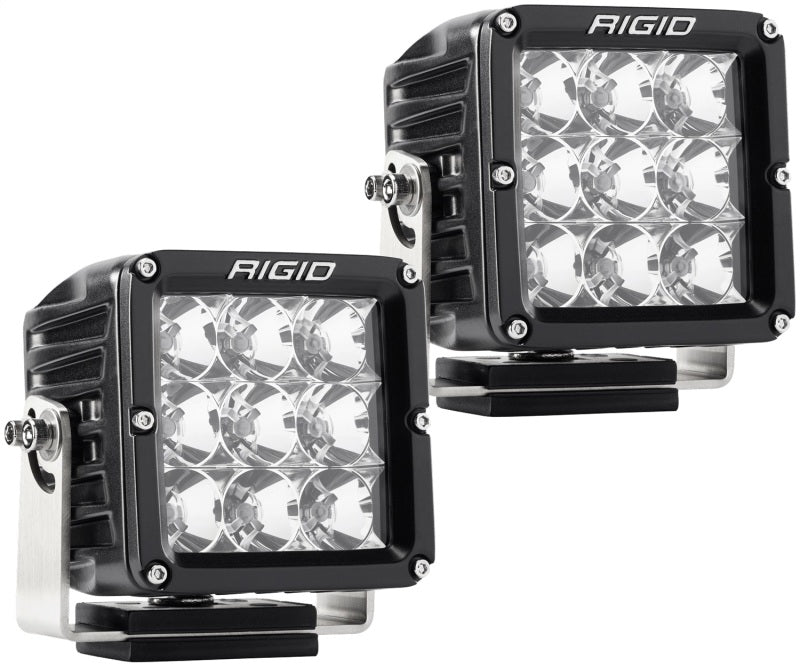 LED Light 4x4in D-XL Pro Series Flood Beam Pair