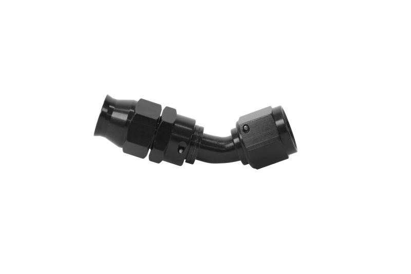 8an 45-Degree PTFE Hose Black