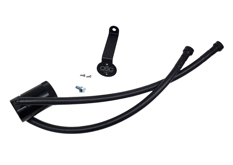 J&L 20-26 Chevy Silverado/GMC Sierra 2500/3500 6.6L Drivers Side Oil Separator 3.0 - Black Anodi