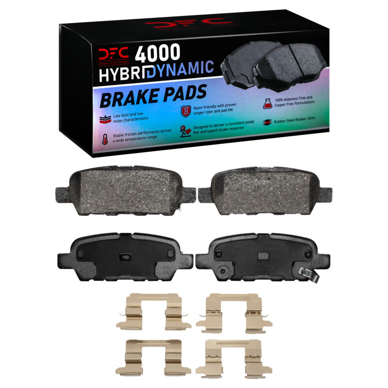 DFC 08-13 Infiniti G37 Rear 4000 HybriDynamic Brake Pads and Hardware Kit