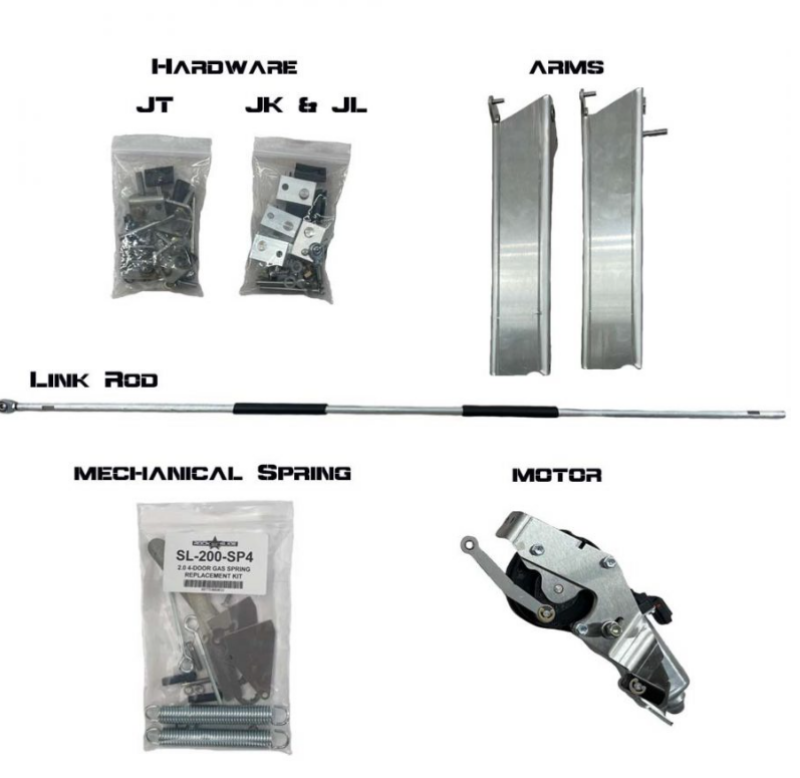 Rock Slide Rebuild Kit for Gen2 Step Sliders - JL 4DR PASS
