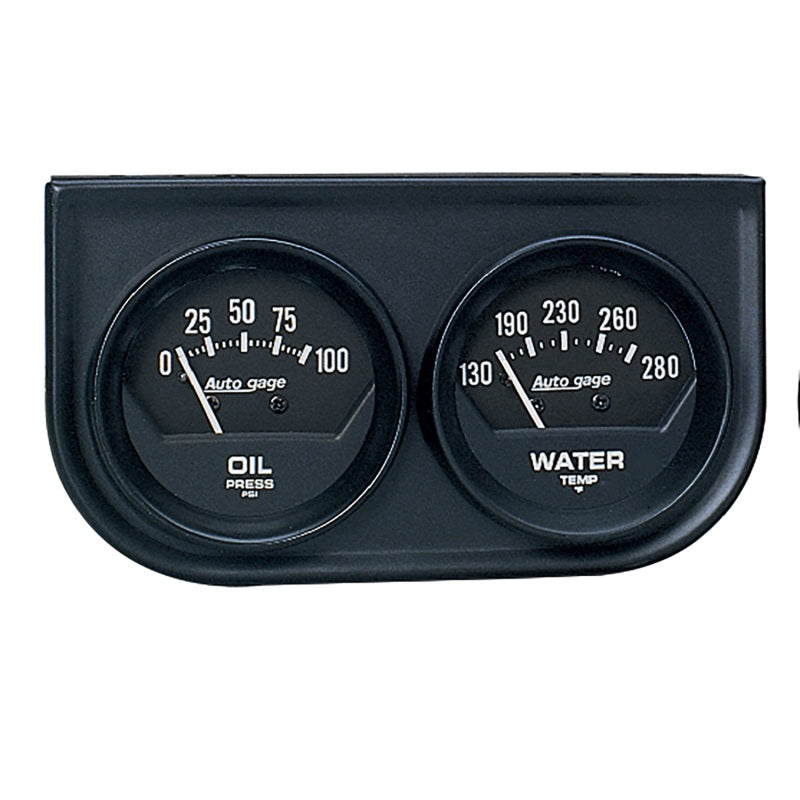 2in Black Mech. Gauge Panel