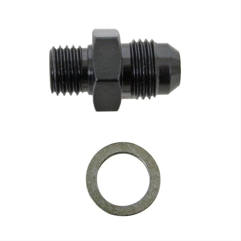 #6 x12mm x 1.5 Adapter Fitting - Black