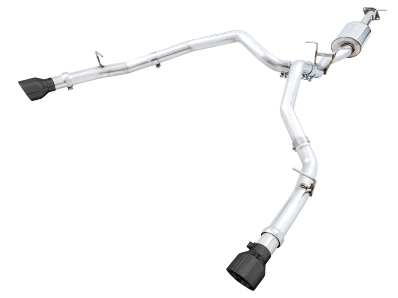 19+ Ram 5.7 1500 Exhaust Dual Outlet Black Tips