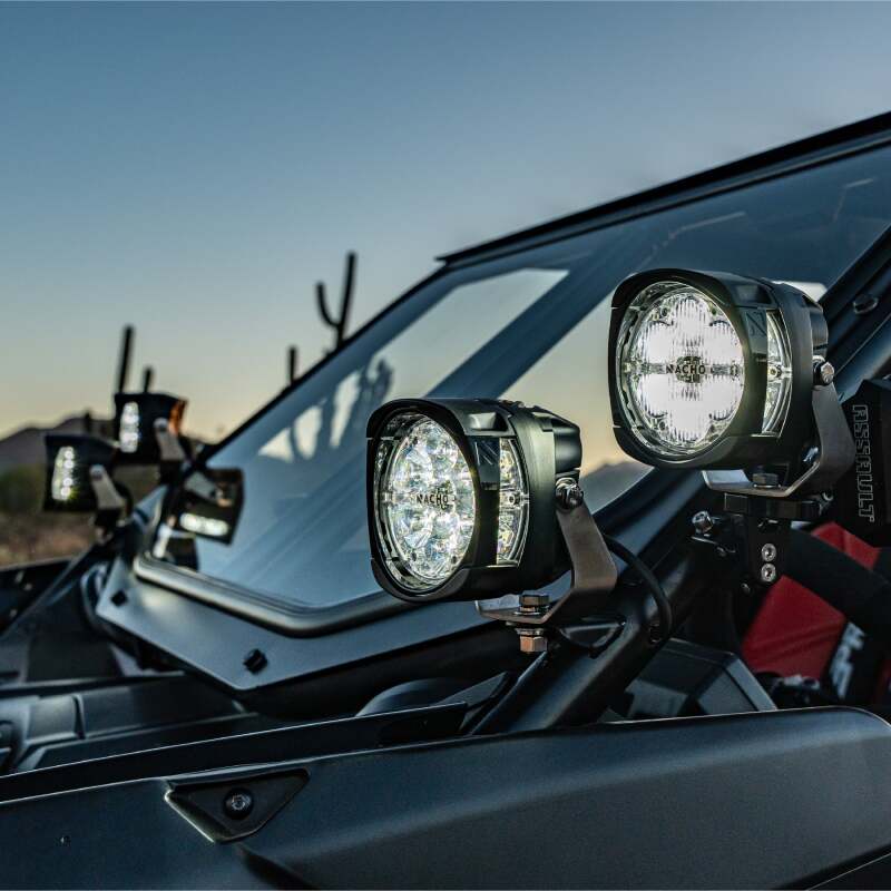 Nacho Lighting Quatro Spot 4in. Offroad LED Light - Pair