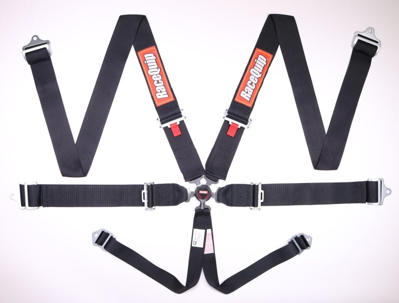 6pt Harness Camlock SFI P/D Sportsman Black