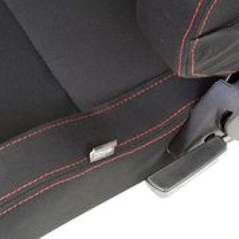 Seat Type-R  Reclinable Black Cloth w/Red Stitch