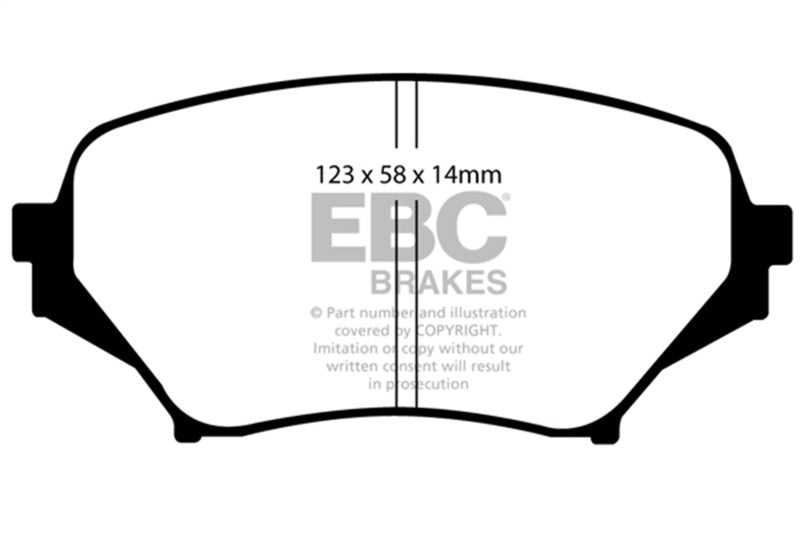 Brake Pads Yellowstuff Front Mazda Miata 05-15